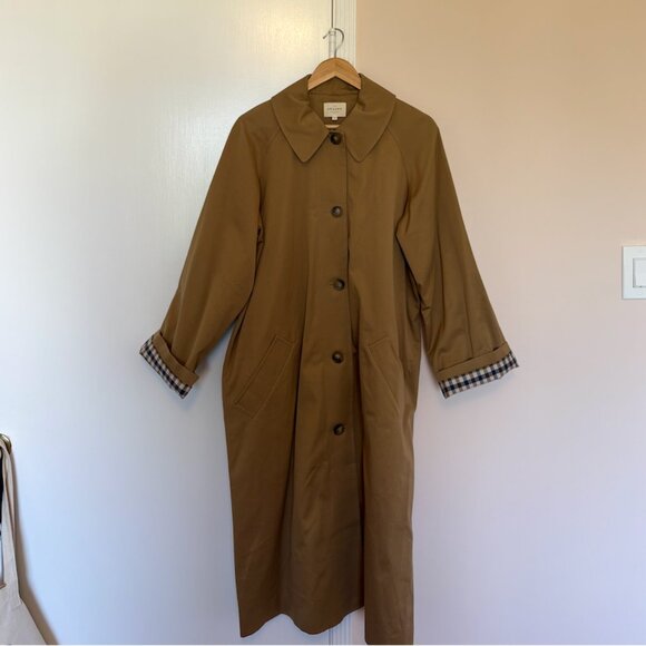 Sezane Clyde Trench Coat in Camel - size 42 (US 10) - Picture 3 of 4